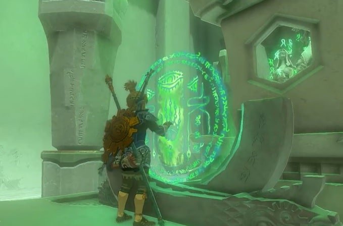 Teniten Shrine Puzzle in Zelda Tears of the Kingdom